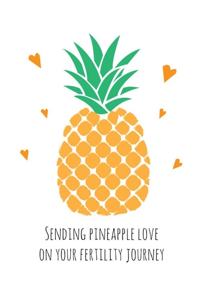 Sending love on your IVF fertility journey created by @Laura Lonsdale Designs