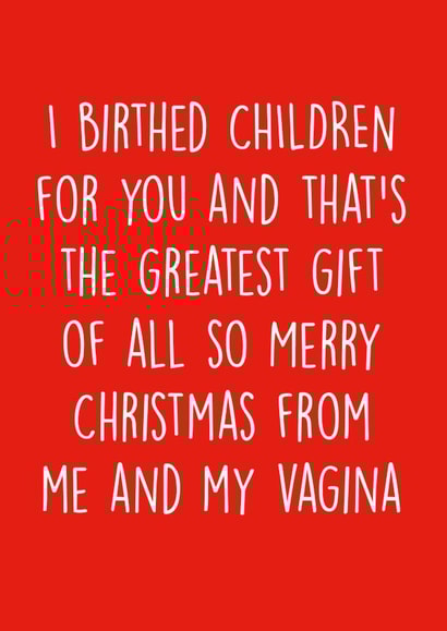 birth greatest gift Christmas Card 9107 created by Pack a Punch Designs