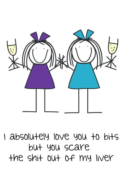 albsolutely love Birthday Card 14370 created by Lucy Likes It