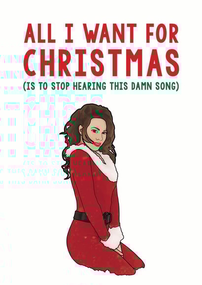 Mariah Carey Christmas Card created by Bonne Nouvelle