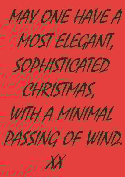 Christmas cheeky Card 33176 created by Fi Police