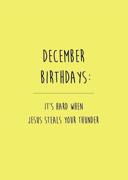 jesus adult Birthday Card 1574 created by Kritter Design