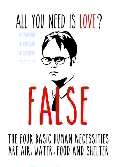Dwight The Office Anniversary Card 40301 created by AsSeenOnTV