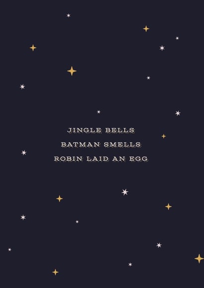 carol typographic Card 38203 created by Matt Hillman