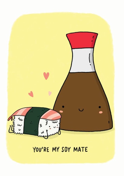 soy soul mate Valentines Day Card 40406 created by Camille Medina