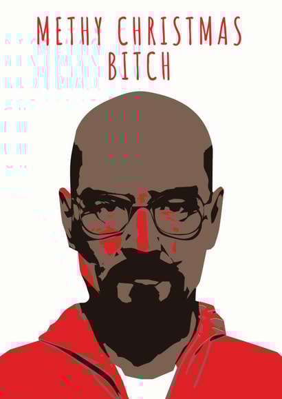 methy bitch Christmas Card 40355 created by Total Bad Cards