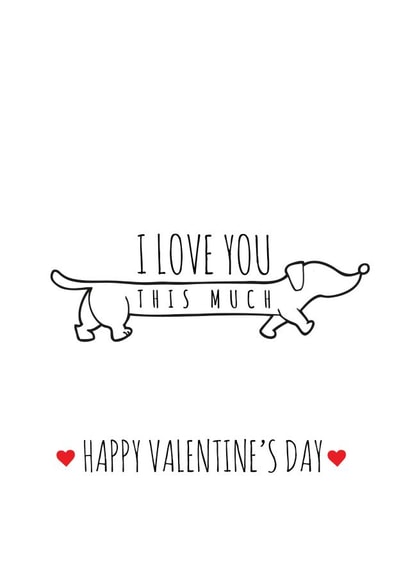 sasuage adult Valentines Day Card 37662 created by Coco Loco Boutique