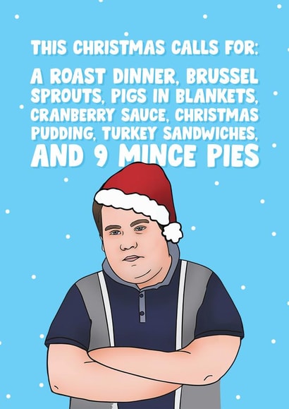 smithy gavin and stacey Christmas Card 10085 created by Hey Huns It's Nicole