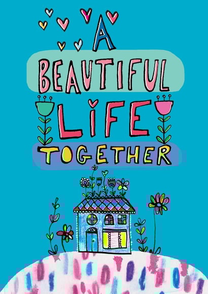 beautiful life together Valentines Day Card 39064 created by Alice Palace