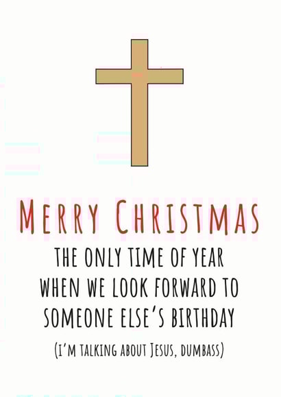 Rude Cheeky Card 40359 created by Total Bad Cards