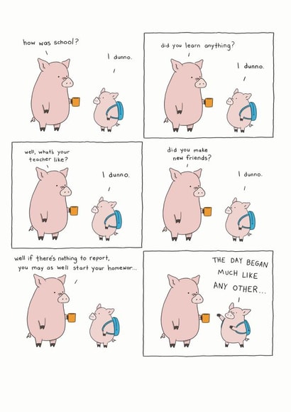 cute animal Birthday Card 6670 created by Redback Cards