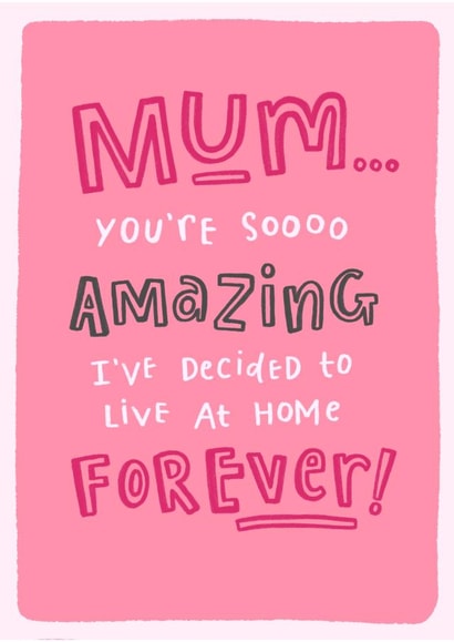 amazing i've decided Mothers Day Card 11074 created by Blue Kiwi Design