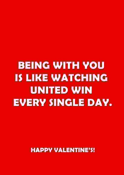 valentines football Valentines Day Card 11185 created by Offside Cards