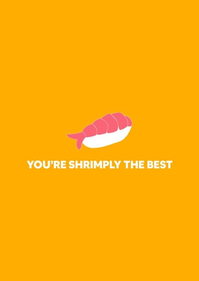 sushi japanese Valentines Day Card 40530 created by Jonni Barratt