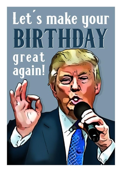 donaldtrump donald Card 38976 created by Bad Taste Cards