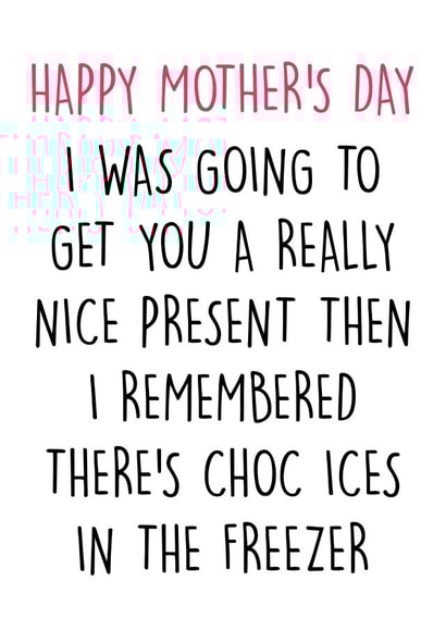 going to nice present Mothers Day Card 31578 created by Pack a Punch Designs