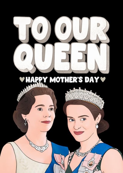 the crown queen Mothers Day Card 10091 created by Hey Huns It's Nicole