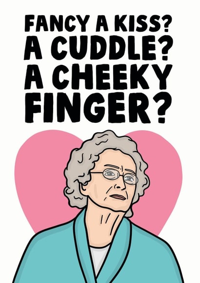 Doris - Fancy a kiss? Gavin and Stacey card created by Studio Doodles