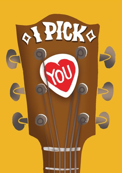 choose i pick you Valentines Day Card 13658 created by Woah there Pickle