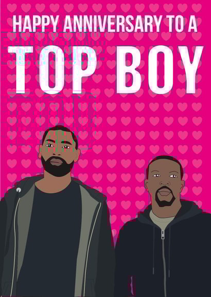 Top Boy kano Anniversary Card 12226 created by John Wood