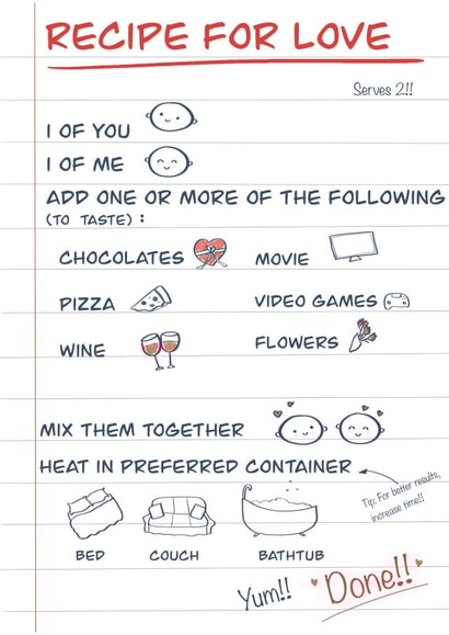Recipe for Love created by Tiny Steps