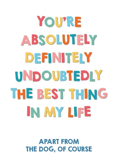 absolutely definitely Valentines Day Card 3897 created by Wink Design - Michelle Roberts