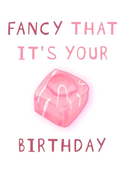 french fancy fondent Birthday Card 16276 created by Luke Tuffs