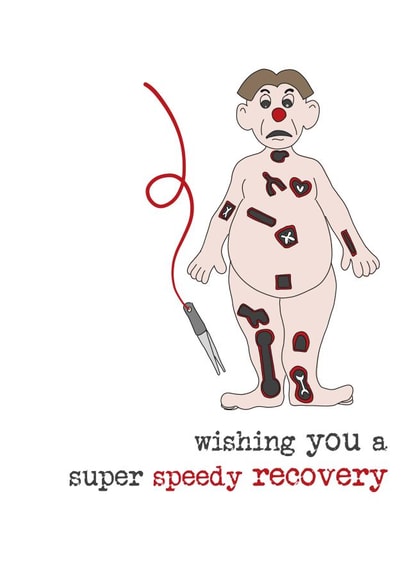 Wishing you a super speedy recovery created by Dandelion Stationery