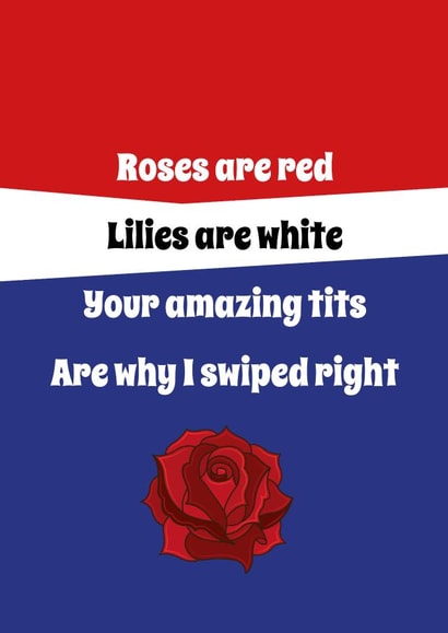Amazing tits valentine card created by Afewhometruths