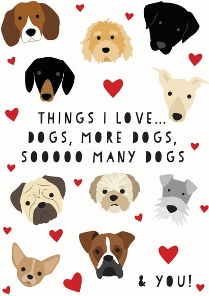 i love dogs...and you! created by Heather Alstead Design LTD