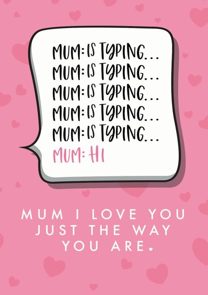 technology phone Mothers Day Card 28325 created by Mrs Best Paper Co.