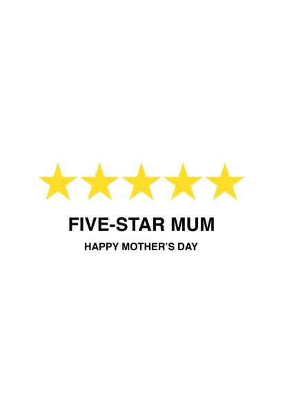 funny stars Mothers Day Card 29359 created by Naughty Nice