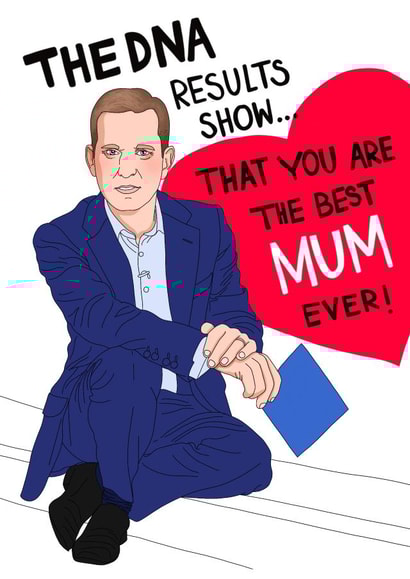 Jeremy Kyle DNA Mothers Day Card 3352 created by Kasia Cards