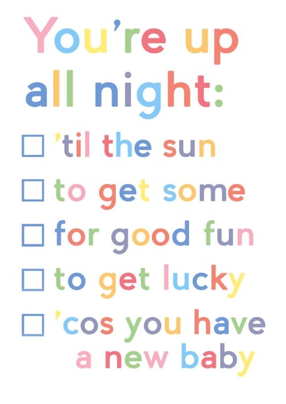 Funky Pharrell New Baby Card created by JosieOnTheRun