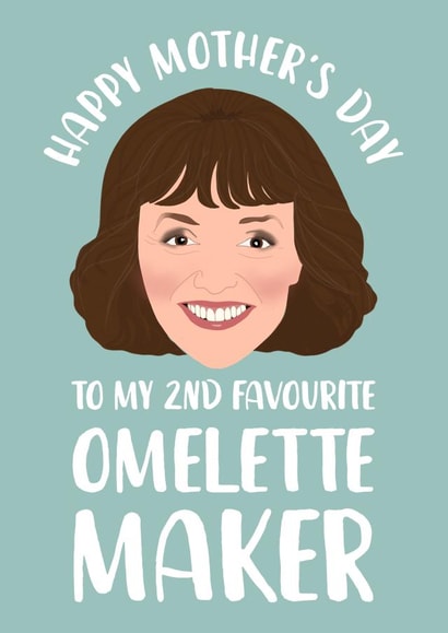 omelette favourite Mothers Day Card 26594 created by The Cake Thief