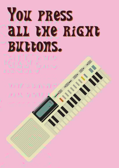 you press all the right Valentines Day Card 31935 created by The Fidorium