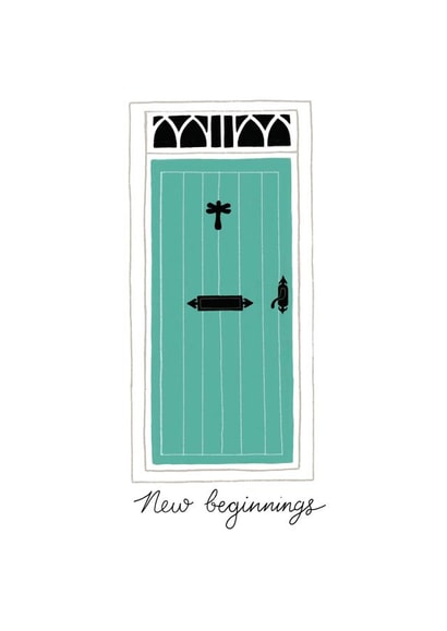 new beginnings New Home Card 16381 created by Lomond Paper Co.