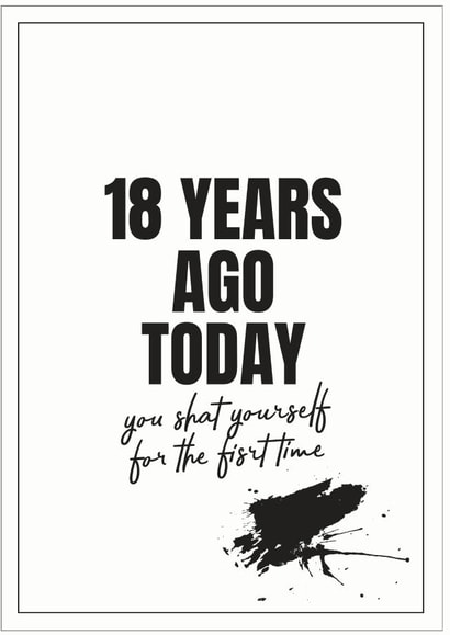 adult rude Birthday Card 16391 created by Peter De Wreede