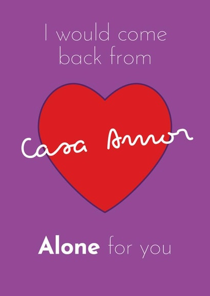 casa amor love island Valentines Day Card 39222 created by Maya Rose Creations