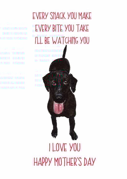 animal arty Mothers Day Card 14155 created by Sarah Maddox