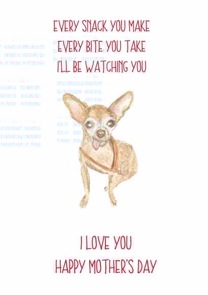 love animal Mothers Day Card 14157 created by Sarah Maddox