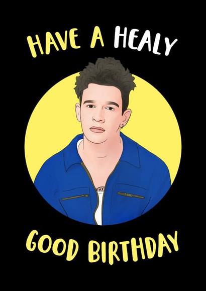 the 1975 celebrity Birthday Card 10093 created by Hey Huns It's Nicole