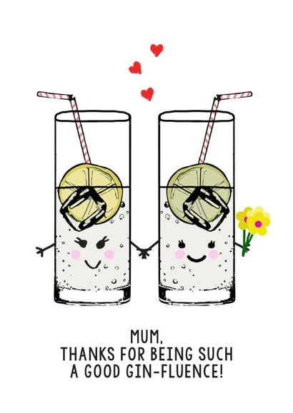 funny cute Mothers Day Card 8937 created by Of Life & Lemons Ltd.