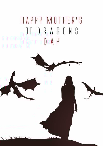 game of thrones danaerys Mothers Day Card 16332 created by Kate Coates Design Studio