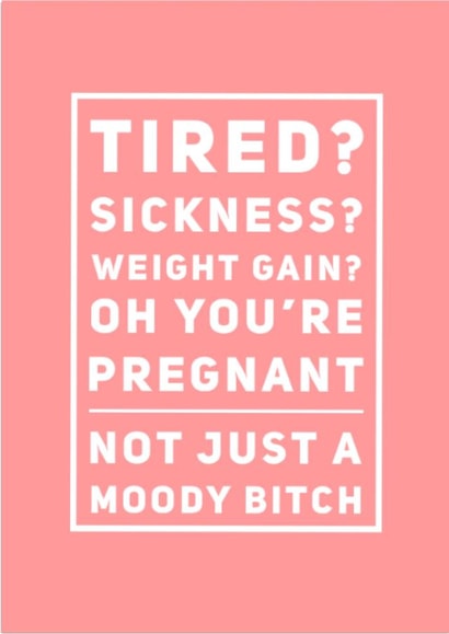 weight gain moody Pregnancy Card 12580 created by CreatedbyMe Sean