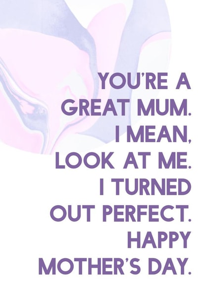 Cheeky Mother's Day Card For Mum created by SixElevenCreations