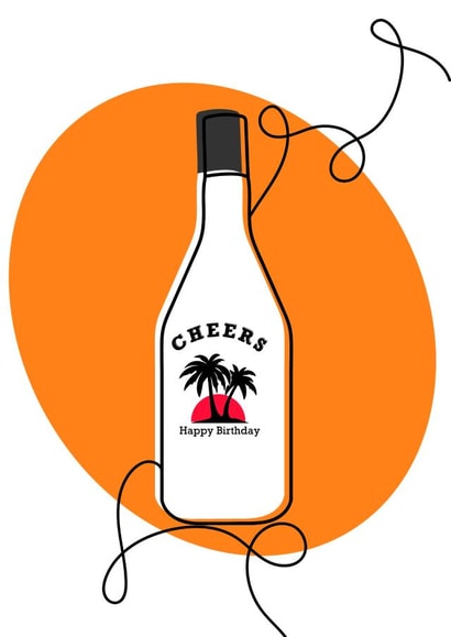 malibu cheers Birthday Card 16600 created by Jasmine Coster - JazziCreates