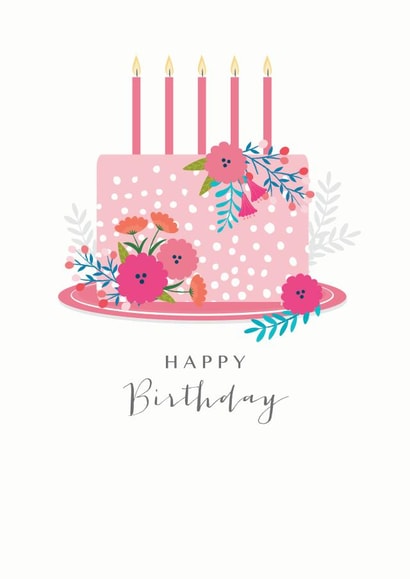 adult pretty Birthday Card 16239 created by Klara Hawkins