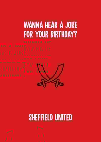 sheffield united football Birthday Card 11673 created by Rishi