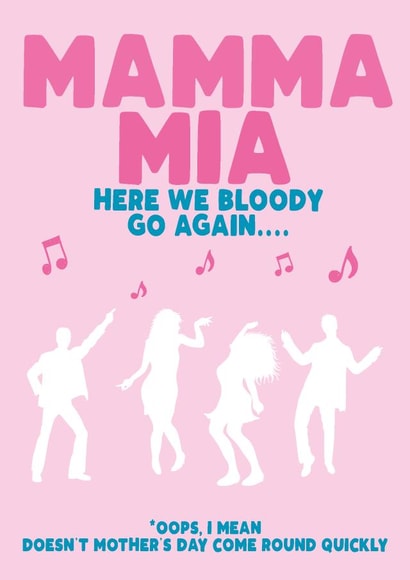 mamma mia here we go Mothers Day Card 8218 created by Filthy Sentiments